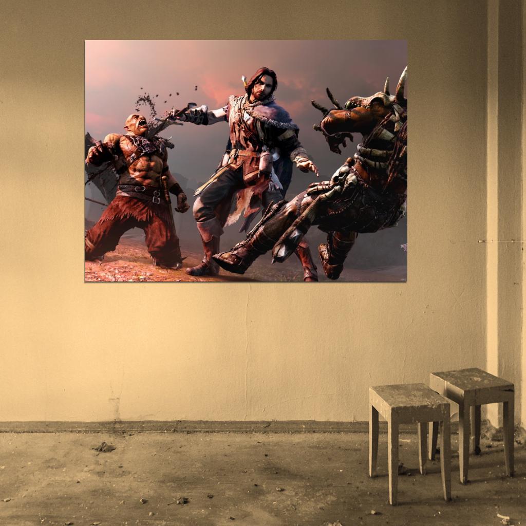 Middle-Earth Shadow Of Mordor Video Game Wall Art Print Poster
