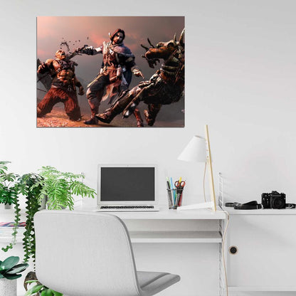 Middle-Earth Shadow Of Mordor Video Game Wall Art Print Poster