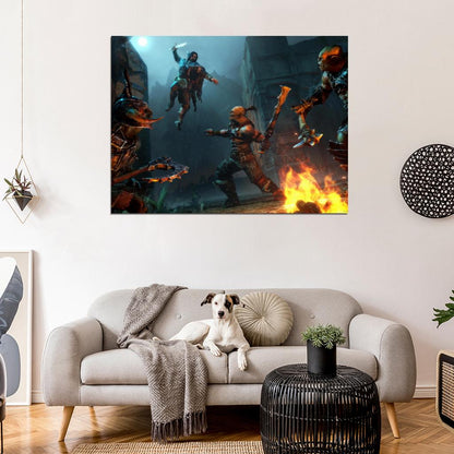 Middle-Earth Shadow Of Mordor Battle Game Wall Art Print Poster