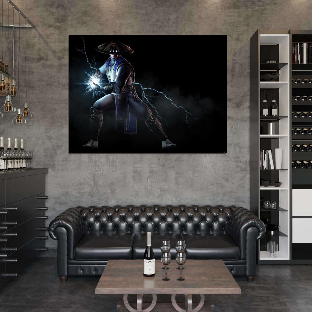 Mortal Kombat X Raiden Video Game Wall Art Print Poster