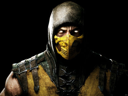 Mortal Kombat X Scorpion Video Game Wall Art Print Poster