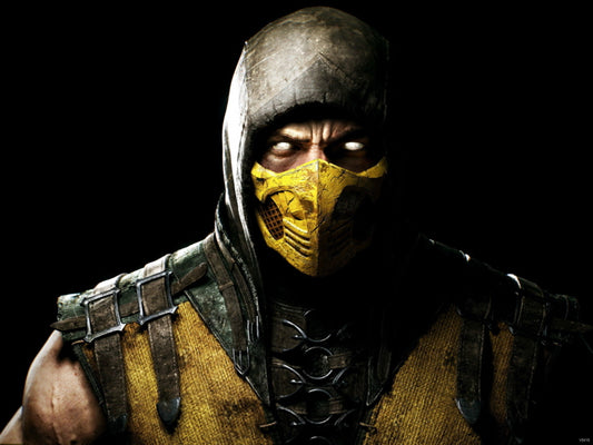 Mortal Kombat X Scorpion Video Game Wall Art Print Poster