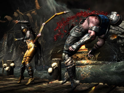 Mortal Kombat X D'Vorah Sub-Zero Fight Game Wall Art Print Poster