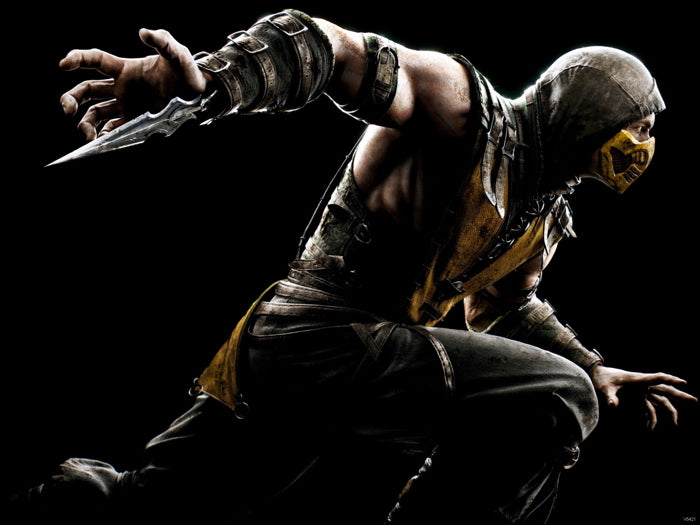 Mortal Combat X Scorpion Awesome Video Game Wall Art Print Poster