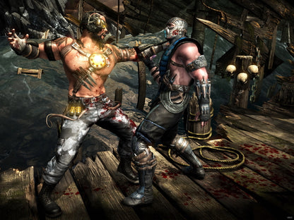 Mortal Kombat X Kano Sub-Zero Fight Video Game Wall Art Print Poster