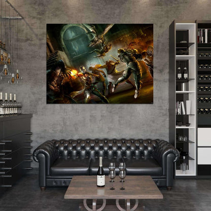Nosgoth Battle Fight Video Game Art Wall Art Print Poster
