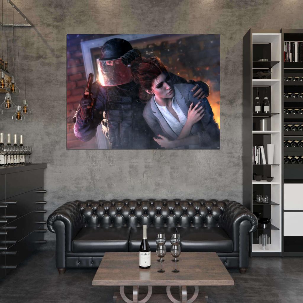 Rainbow Six Siege Video Game Wall Art Print Poster
