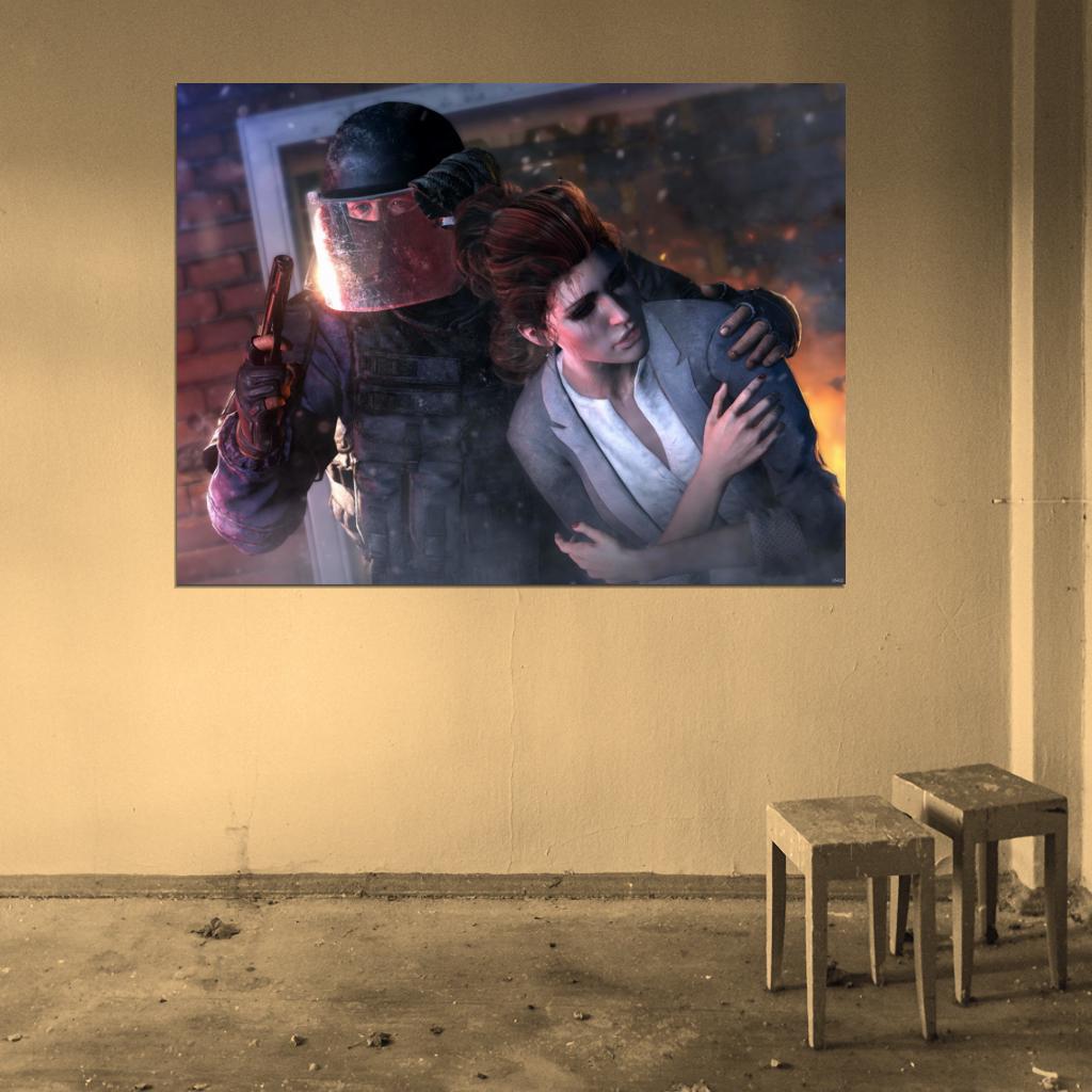 Rainbow Six Siege Video Game Wall Art Print Poster