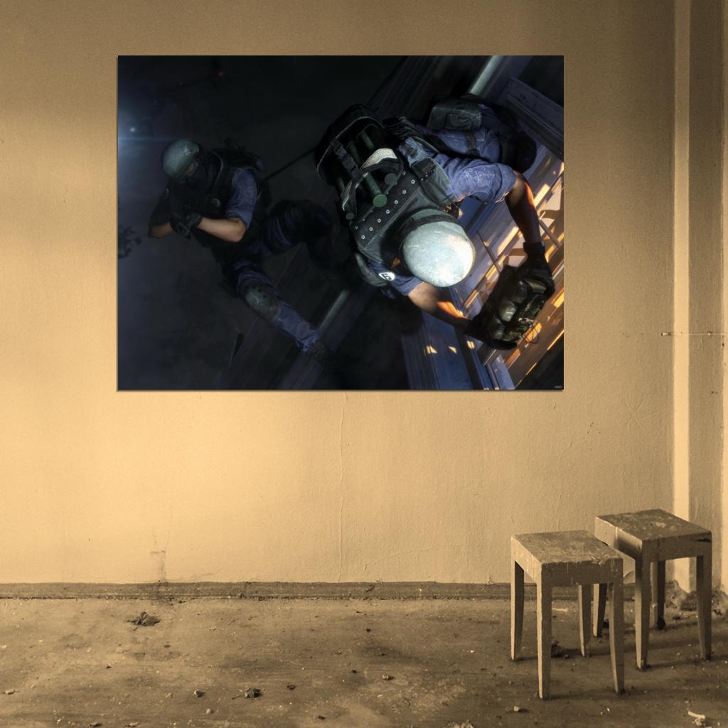Rainbow Six Siege Game Wall Art Print Poster