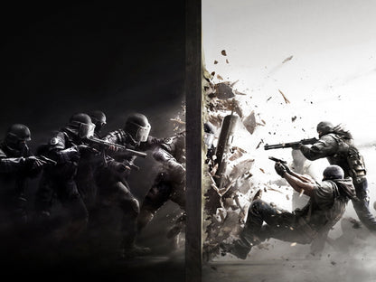 Rainbow Six Siege Fight Battle Video Game Wall Art Print Poster