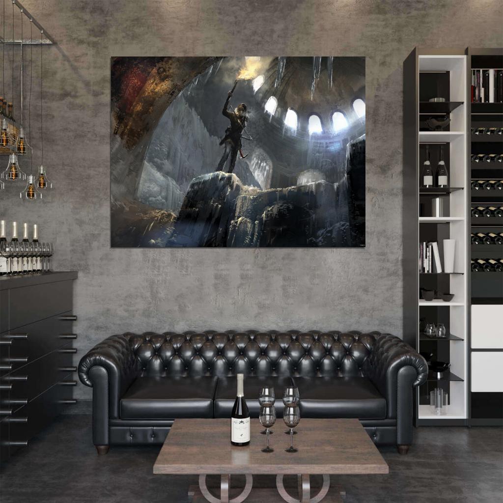 Rise Of The Tomb Raider Video Game Wall Art Print Poster