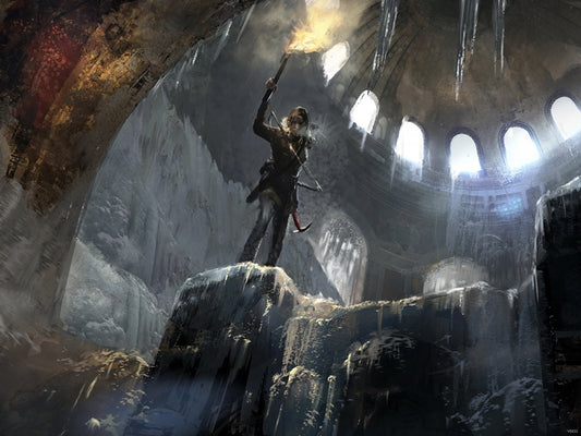 Rise Of The Tomb Raider Video Game Wall Art Print Poster