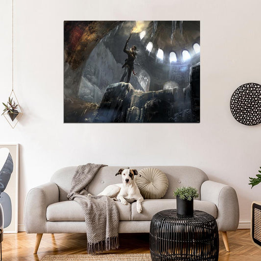 Rise Of The Tomb Raider Video Game Wall Art Print Poster