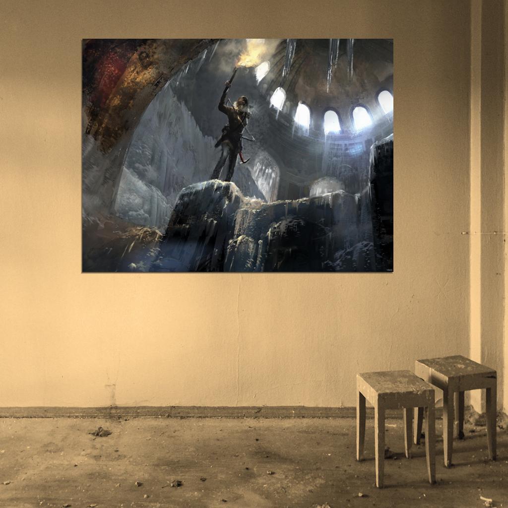 Rise Of The Tomb Raider Video Game Wall Art Print Poster