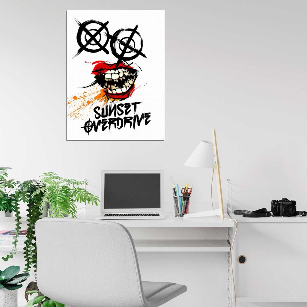Sunset Overdrive Awesome Art Video Game Wall Art Print Poster