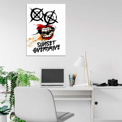 Sunset Overdrive Awesome Art Video Game Wall Art Print Poster