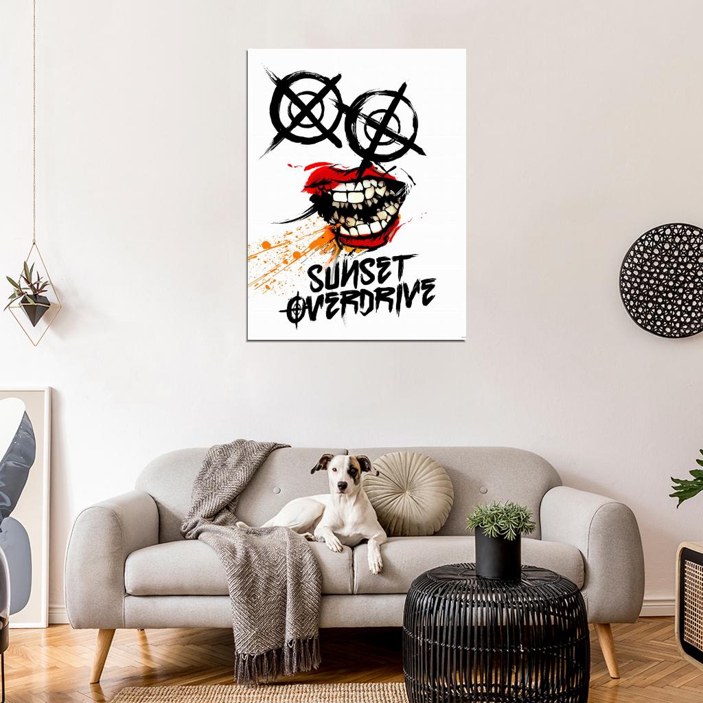 Sunset Overdrive Awesome Art Video Game Wall Art Print Poster