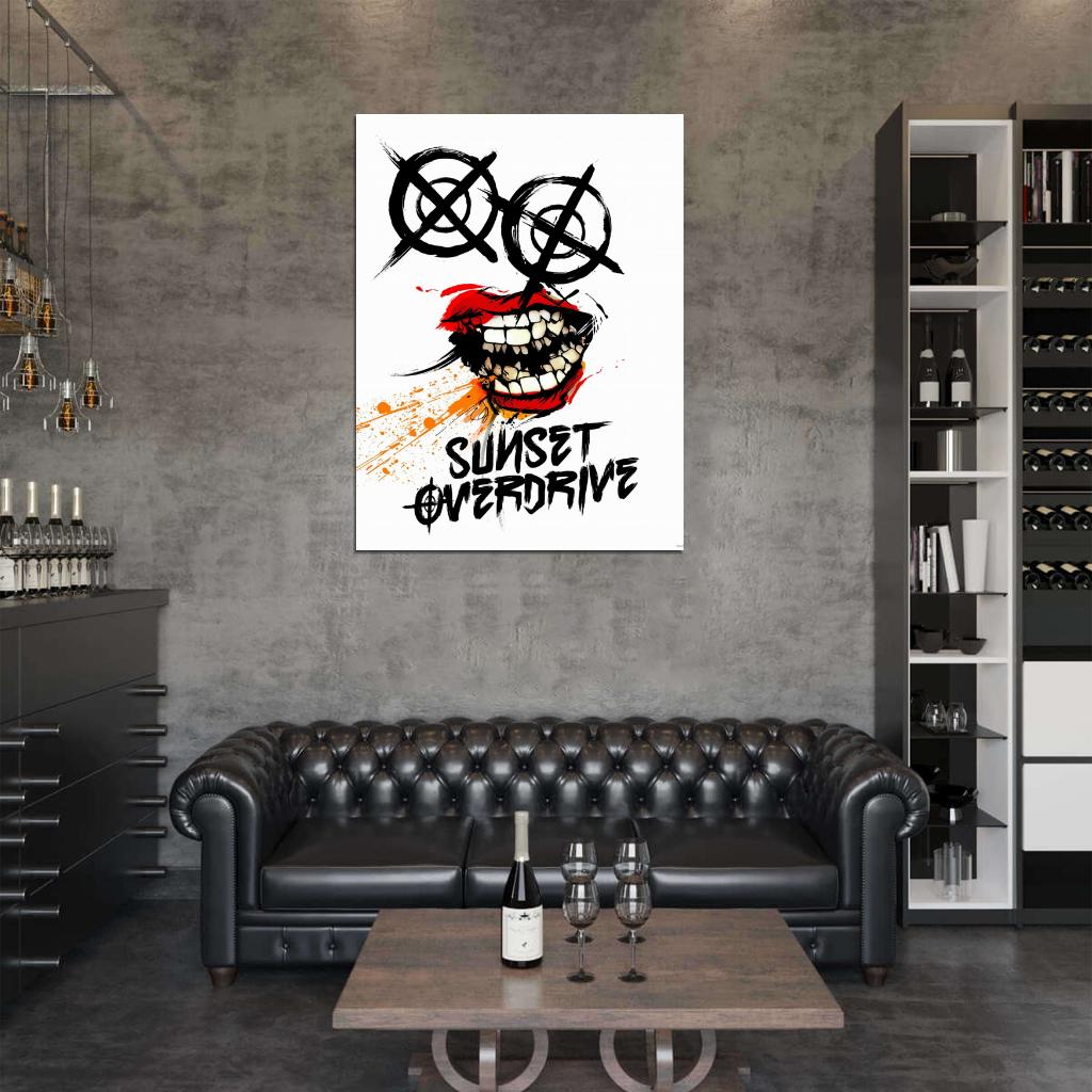 Sunset Overdrive Awesome Art Video Game Wall Art Print Poster