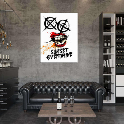Sunset Overdrive Awesome Art Video Game Wall Art Print Poster
