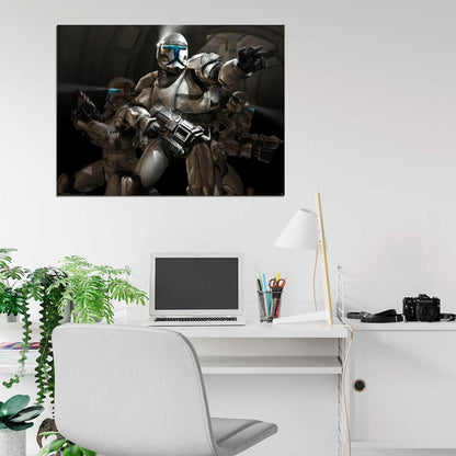 Star Wars Republic Commando Clone Game Art Wall Art Print Poster