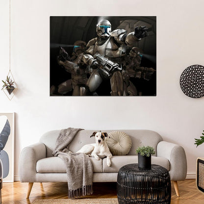 Star Wars Republic Commando Clone Game Art Wall Art Print Poster