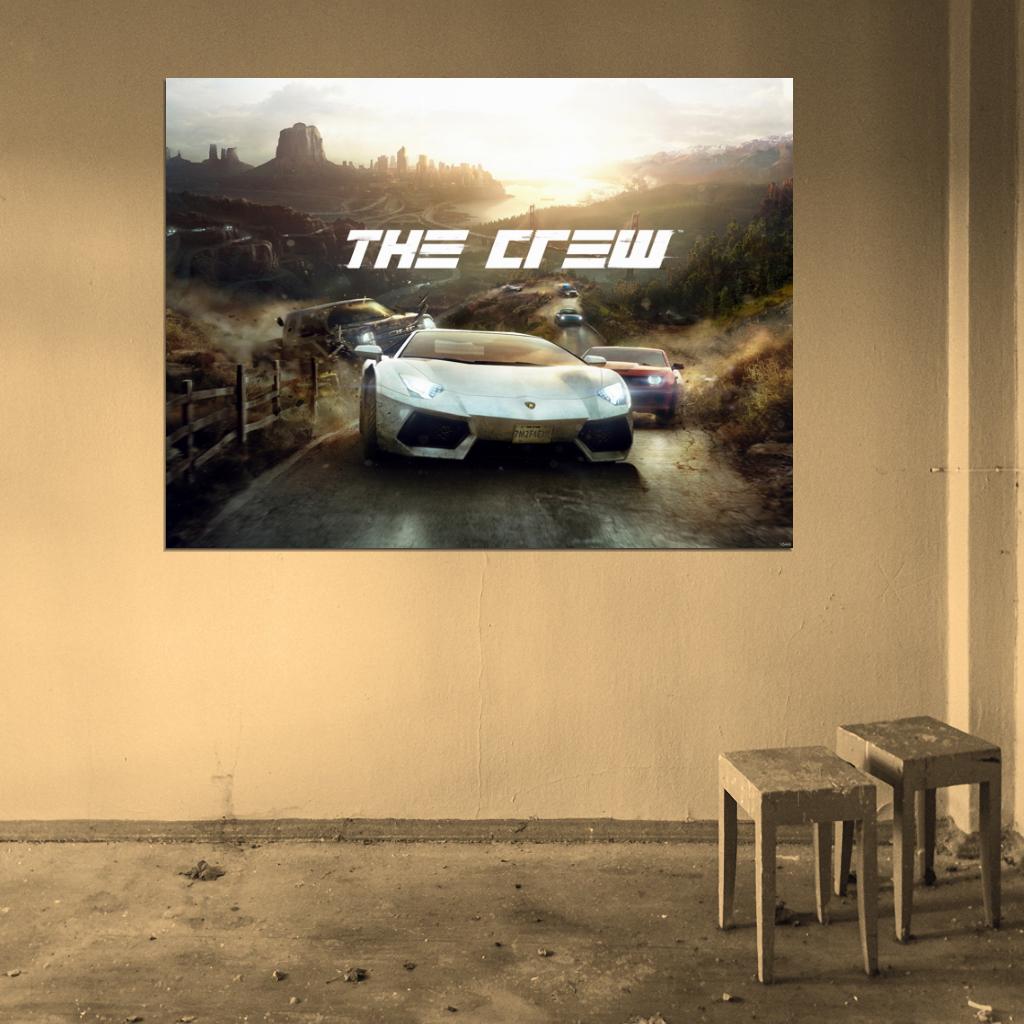The Crew Car Racing Video Game Wall Art Print Poster