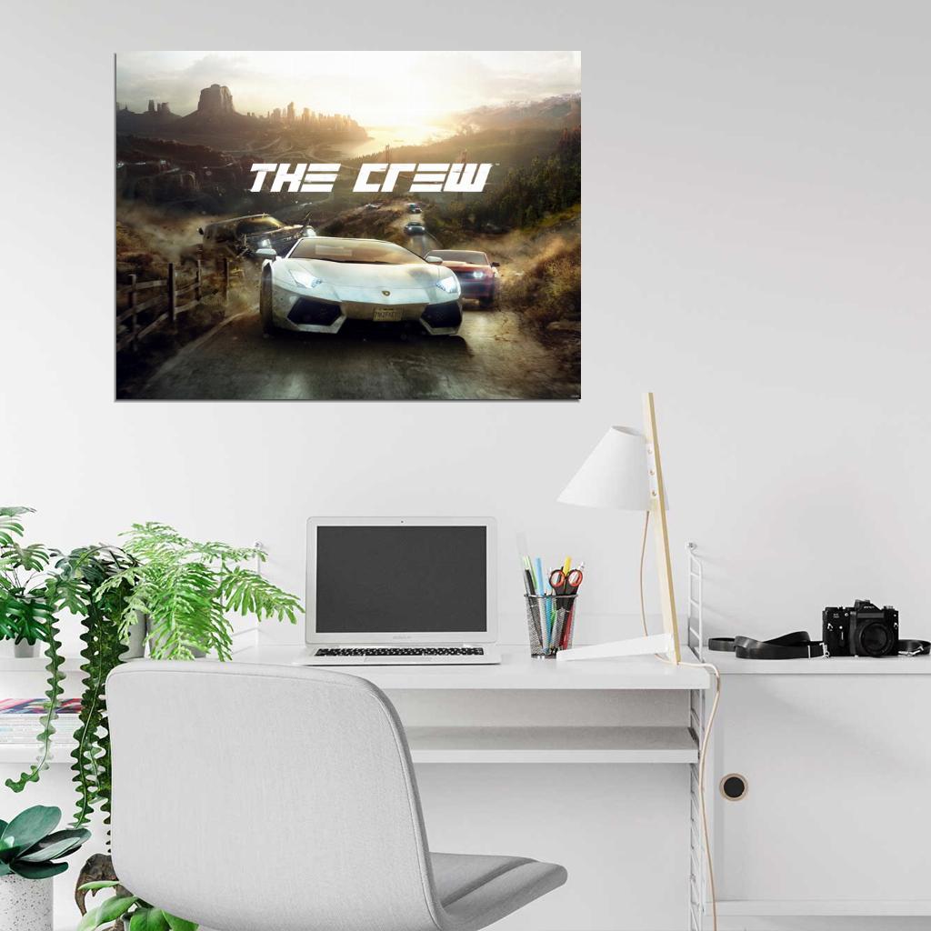 The Crew Car Racing Video Game Wall Art Print Poster