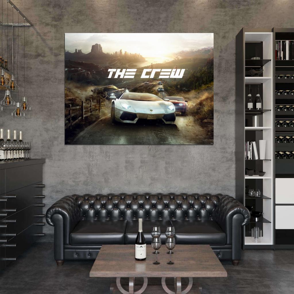 The Crew Car Racing Video Game Wall Art Print Poster