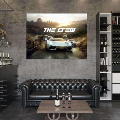 The Crew Car Racing Video Game Wall Art Print Poster