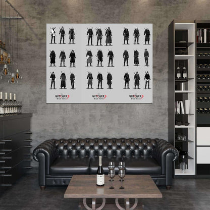 The Witcher 3 Wild Hunt Geralt Of Rivia Game Wall Art Print Poster