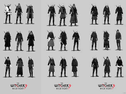 The Witcher 3 Wild Hunt Geralt Of Rivia Game Wall Art Print Poster