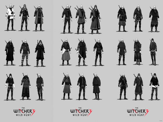 The Witcher 3 Wild Hunt Geralt Of Rivia Game Wall Art Print Poster