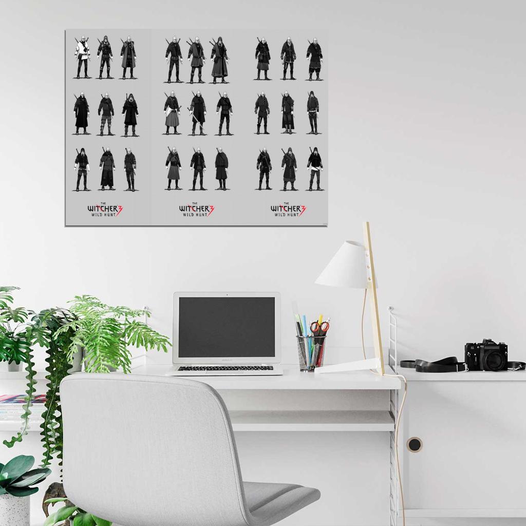 The Witcher 3 Wild Hunt Geralt Of Rivia Game Wall Art Print Poster