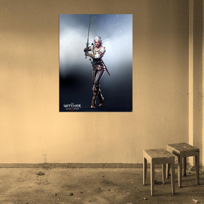 The Witcher 3 Wild Hunt Ciri Character Game Wall Art Print Poster
