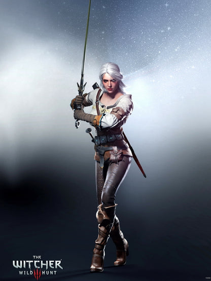 The Witcher 3 Wild Hunt Ciri Character Game Wall Art Print Poster