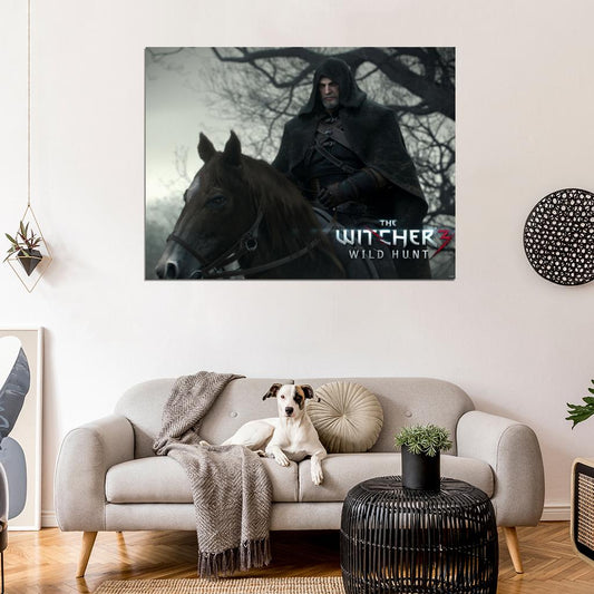 The Witcher 3 Wild Hunt Geralt Of Rivia Game Wall Art Print Poster