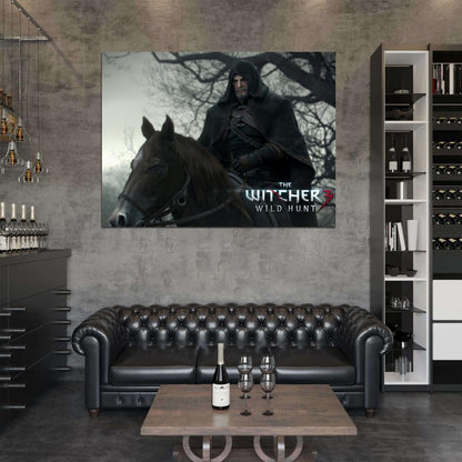 The Witcher 3 Wild Hunt Geralt Of Rivia Game Wall Art Print Poster