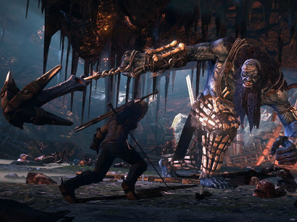 The Witcher 3 Wild Hunt Fight Video Game Wall Art Print Poster