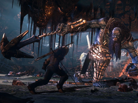 The Witcher 3 Wild Hunt Fight Video Game Wall Art Print Poster