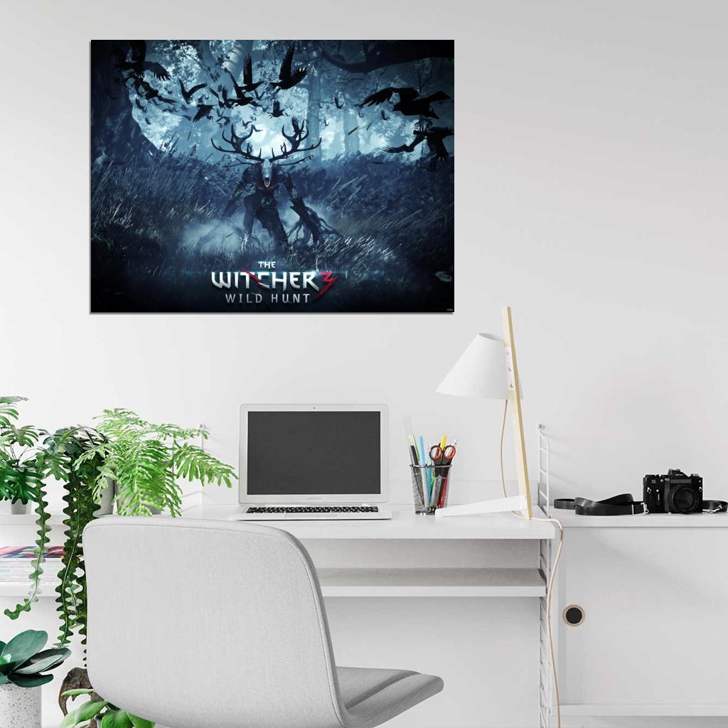 The Witcher 3 Wild Hunt Leshy Video Game Wall Art Print Poster