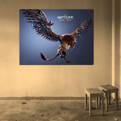 The Witcher 3 Wild Hunt Griffin Video Game Wall Art Print Poster