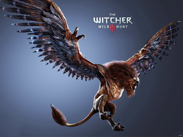 The Witcher 3 Wild Hunt Griffin Video Game Wall Art Print Poster