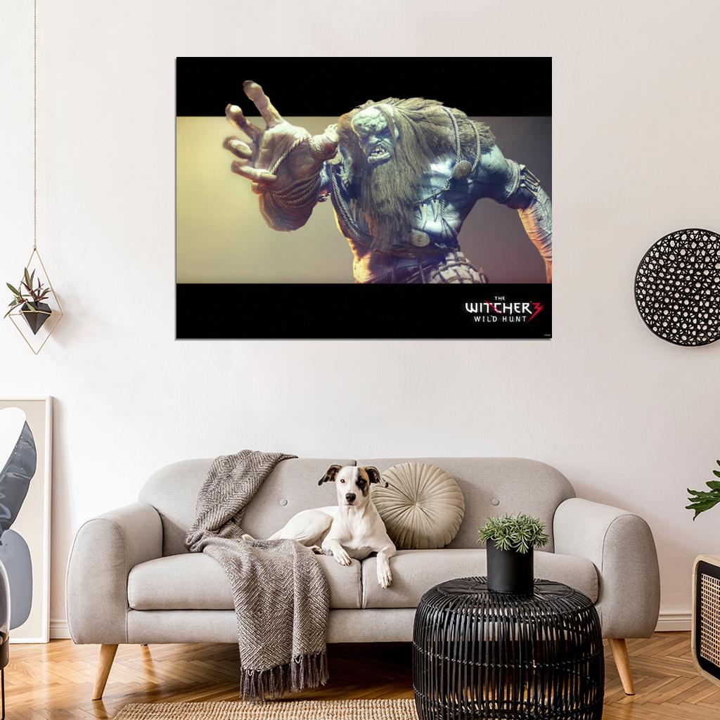 The Witcher 3 Wild Hunt Troll Awesome Game Wall Art Print Poster