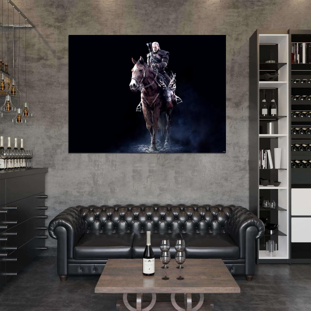 The Witcher 3 Wild Hunt Geralt Video Game Wall Art Print Poster