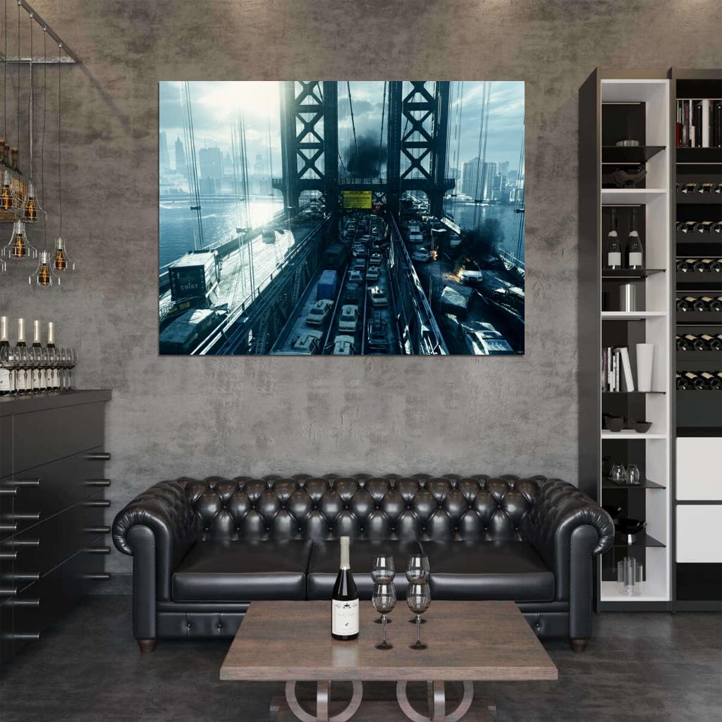 Tom Clancy's The Division Bridge Video Game Wall Art Print Poster