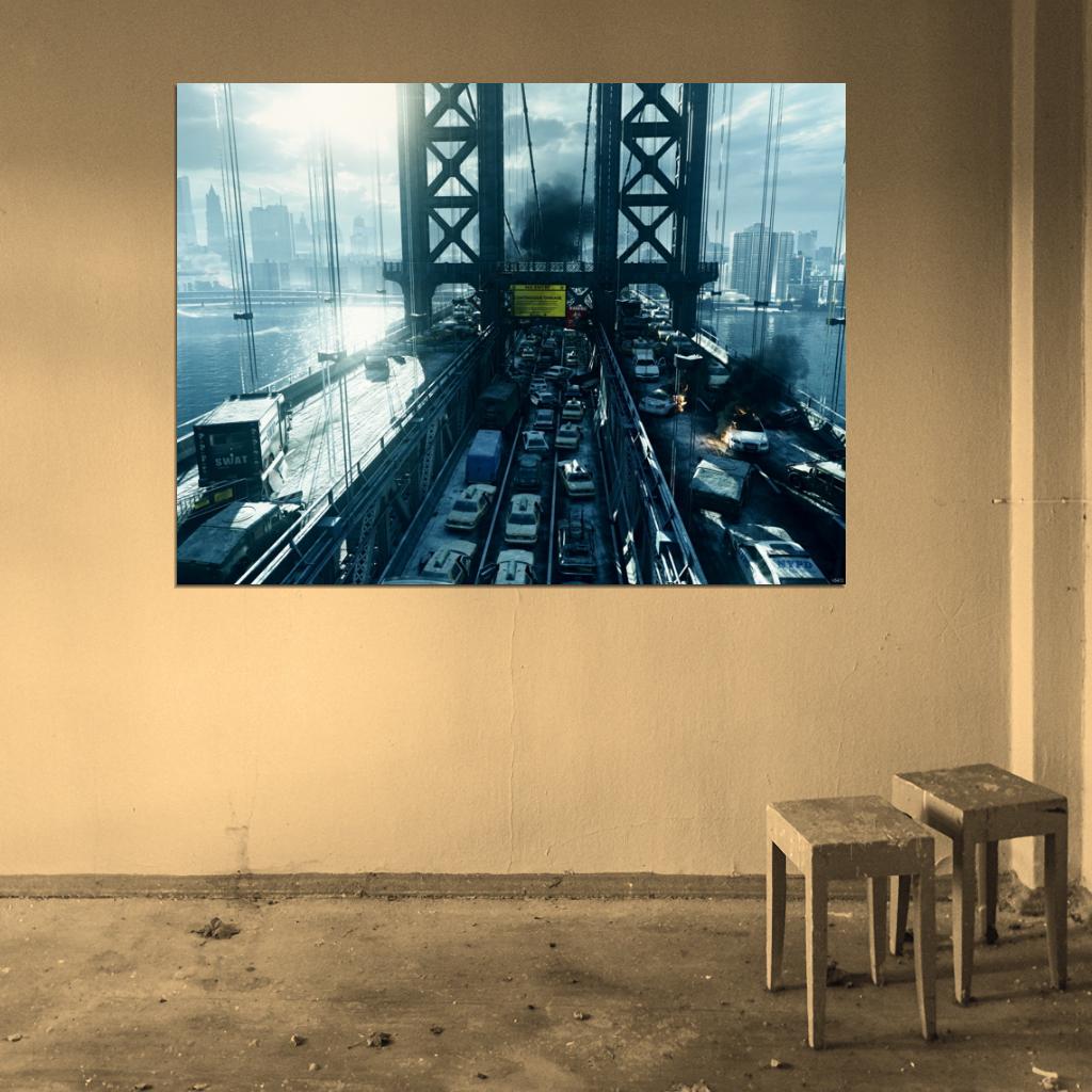 Tom Clancy's The Division Bridge Video Game Wall Art Print Poster