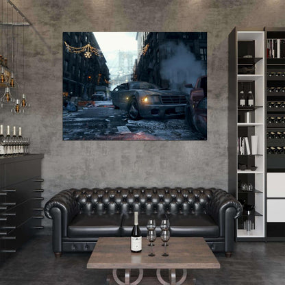 Tom Clancy's The Division City Ruins Game Wall Art Print Poster