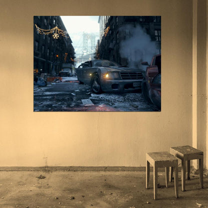 Tom Clancy's The Division City Ruins Game Wall Art Print Poster