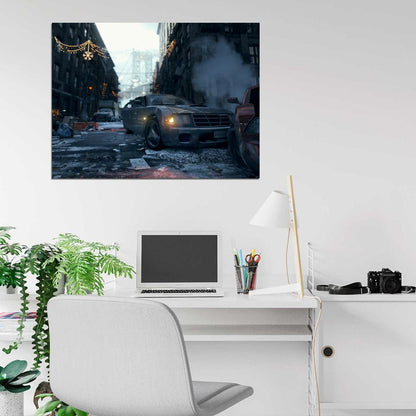 Tom Clancy's The Division City Ruins Game Wall Art Print Poster