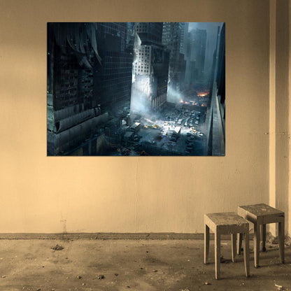 Tom Clancy's The Division Dark Ruins City Game Wall Art Print Poster